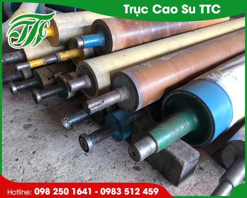 Trục cao su ngành bao bì nhựa